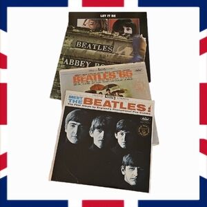 THE BEATLES•Vinyl Record Lot